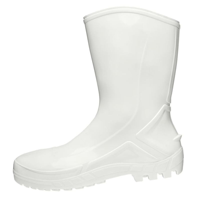 Bota PVC Branca sem Bico Cano Médio Ca42291 N45 Vulcaflex