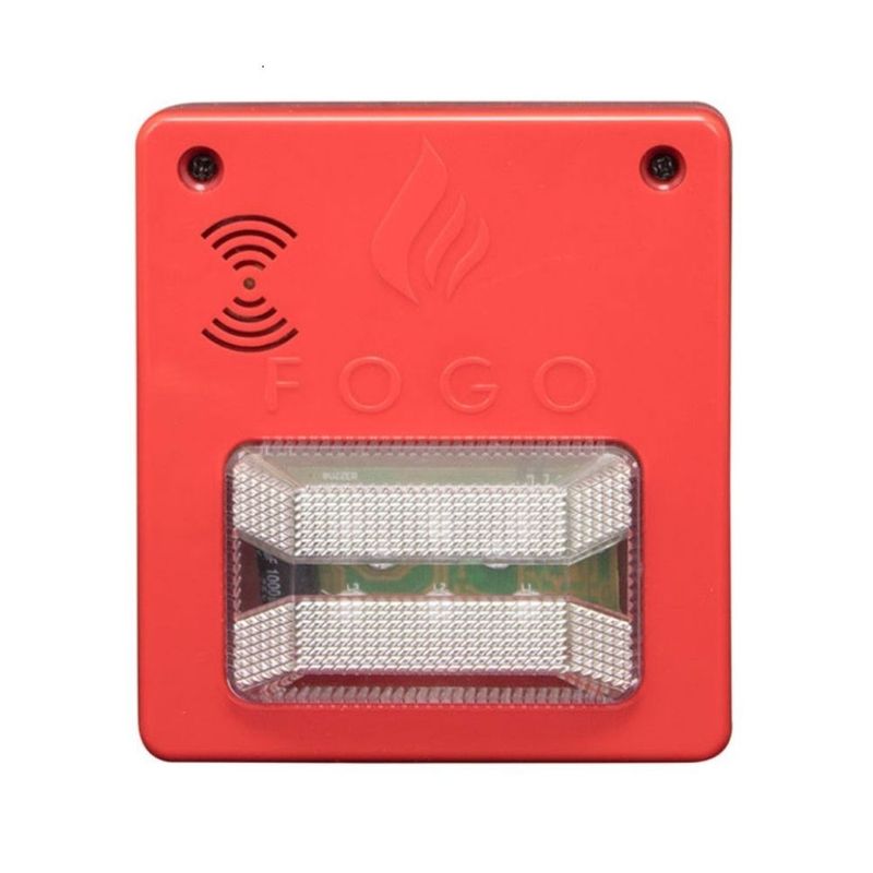 Sinalizador Audiovisual com Sirene Convencional 12/24V