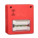 Sinalizador Audiovisual com Sirene Convencional 12/24V