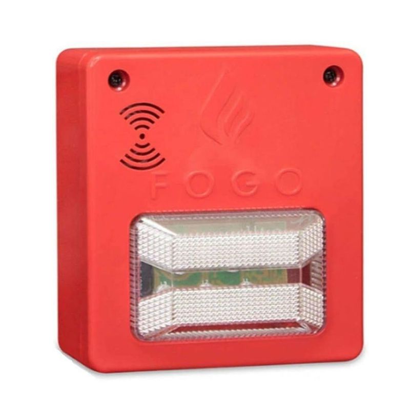 Sinalizador Audiovisual com Sirene Convencional 12/24V