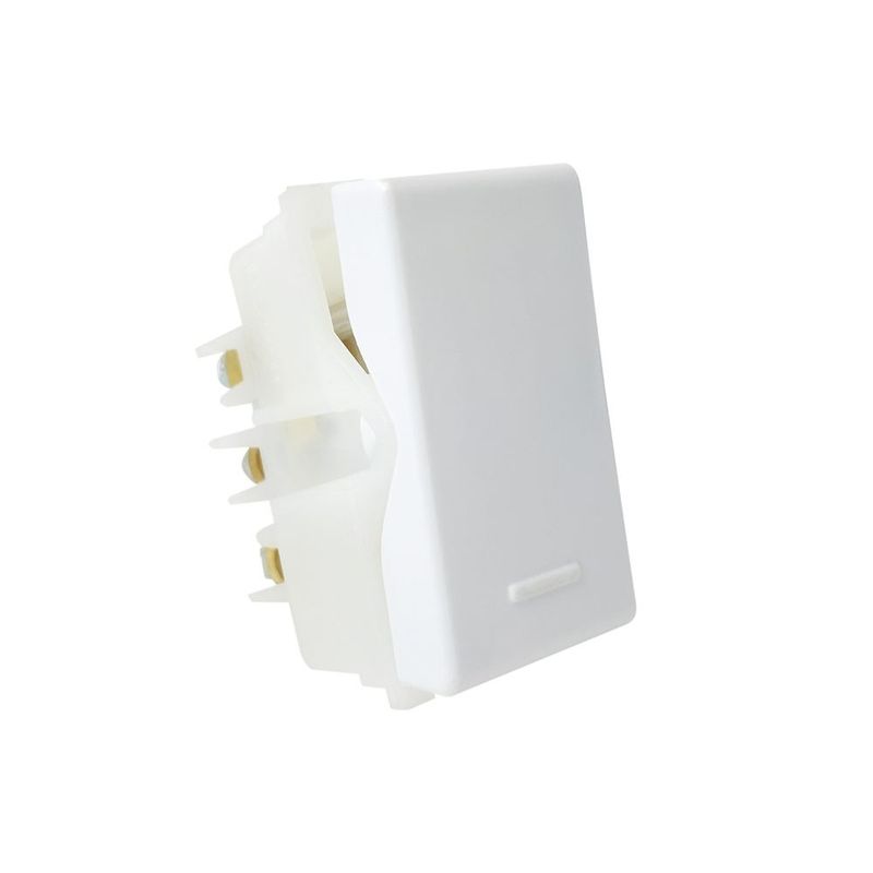 Módulo Interruptor Simples 10A/250V Branco Liz