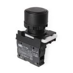 Botão Pulsador Simples 1NA IP65 Preto Margirius