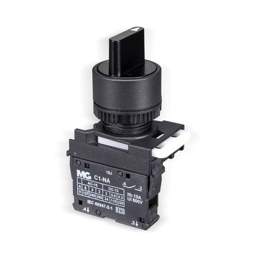 Comutador Rotativo Desliga/Liga com Pulsador 1NA Margirius