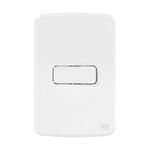 Conjunto Interruptor Simples 10A/250V 4x2 Branco Composé