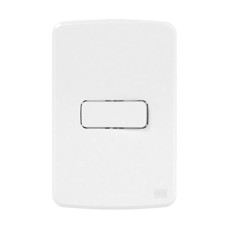 Conjunto Interruptor Simples 10A/250V 4x2 Branco Composé