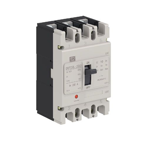 Disjuntor Caixa Moldada DWP Tripolar Weg