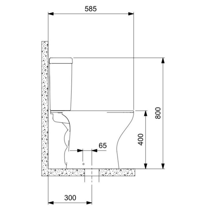 Kit Vaso Sanitário com Caixa Acoplada Vip 3/6L Branco Celite