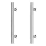 Puxador Barra Redonda Pop Line 30cm Inox 201 Escovado