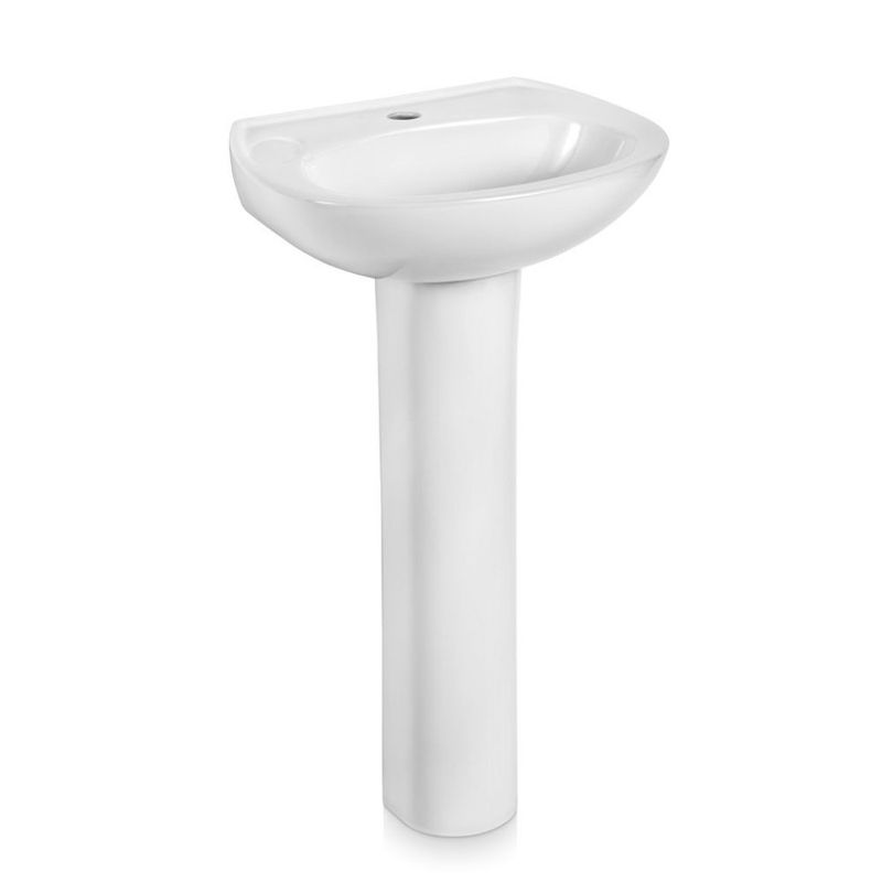 Lavatório Louça para Coluna Sabará 46x35cm Branco