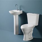 Lavatório Louça para Coluna Sabará 46x35cm Branco