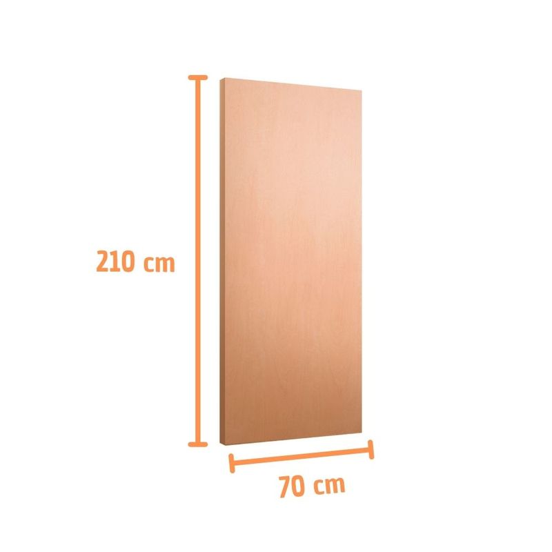 Folha de Porta Lisa Bondoor HDF Pinus Curupixá 210x70cm