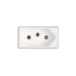 Módulo Tomada 2P+T 20A/250V Branco Liz