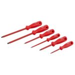 Jogo Chave Fenda/Phillips Isolada 6 Peças Cromo Vanádio Pta Imã Gedore