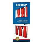 Jogo Chave Fenda/Phillips Isolada 6 Peças Cromo Vanádio Pta Imã Gedore