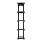 Estante Plástica Poly Eco5 - 5 Prateleiras Preto 70x35x167cm