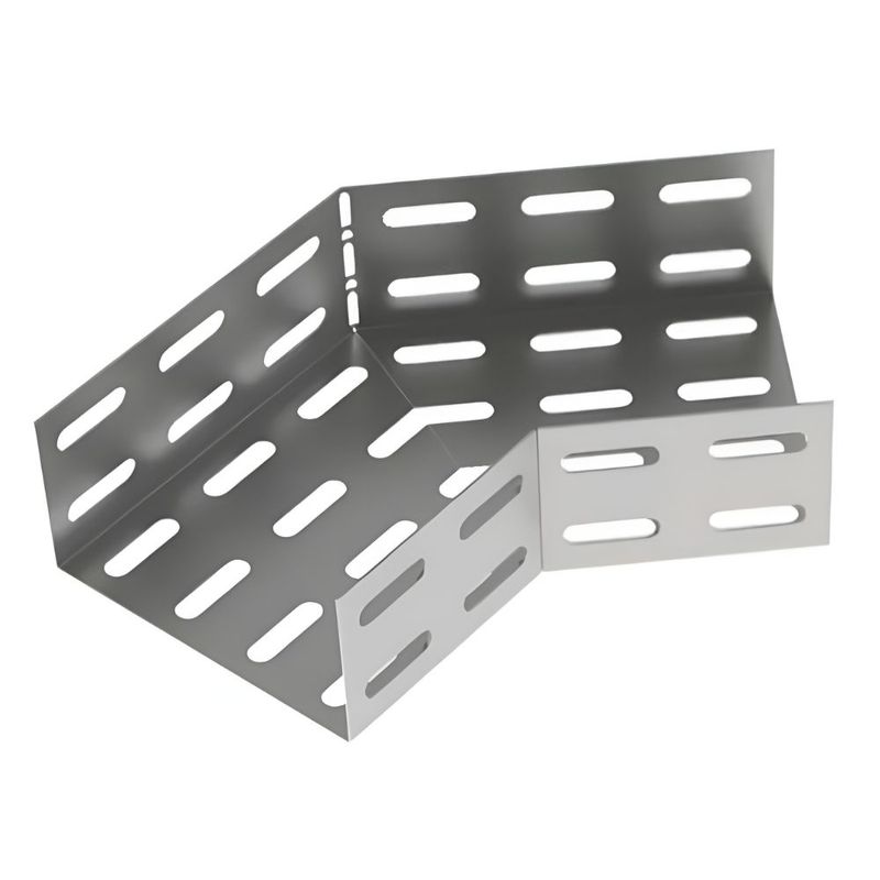 Curva Horizontal 45° para Eletrocalha 50mmx50mm Perfil Líder