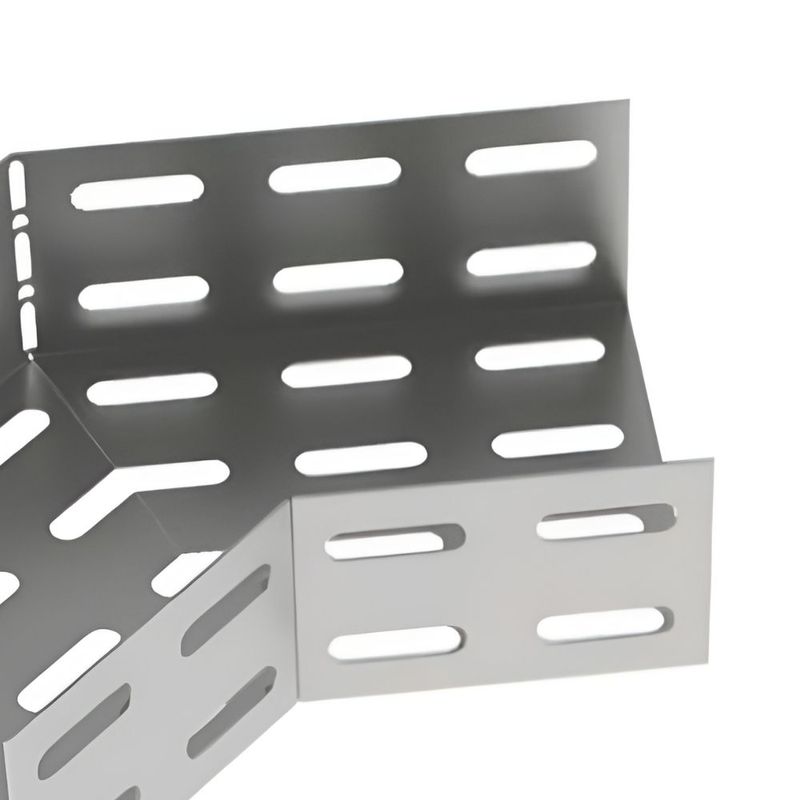 Curva Horizontal 45° para Eletrocalha 50mmx50mm Perfil Líder