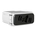 Módulo Campainha Cigarra Bivolt Preto Composé