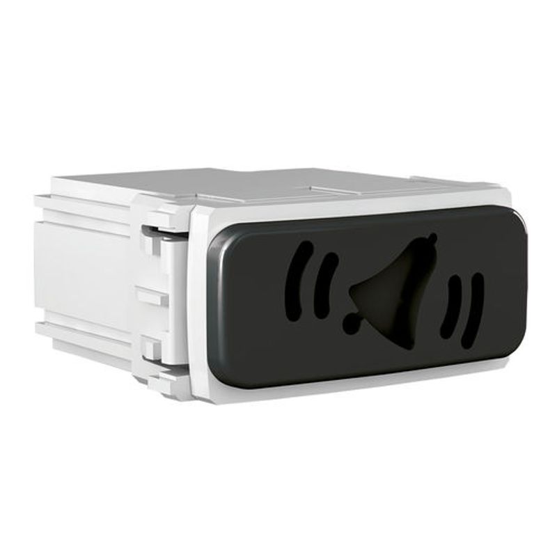 Módulo Campainha Cigarra Bivolt Preto Composé