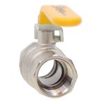 Válvula de Esfera Gás Fêmea BSP com Alavanca 3/4" Emmeti