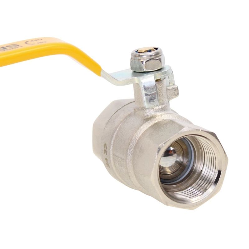 Válvula de Esfera Gás Fêmea BSP com Alavanca 3/4" Emmeti