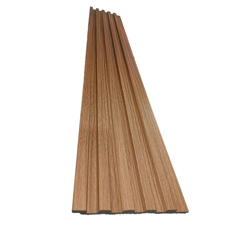 Painel Ripado Poliestireno Sucupira 12,2cmx2,85m