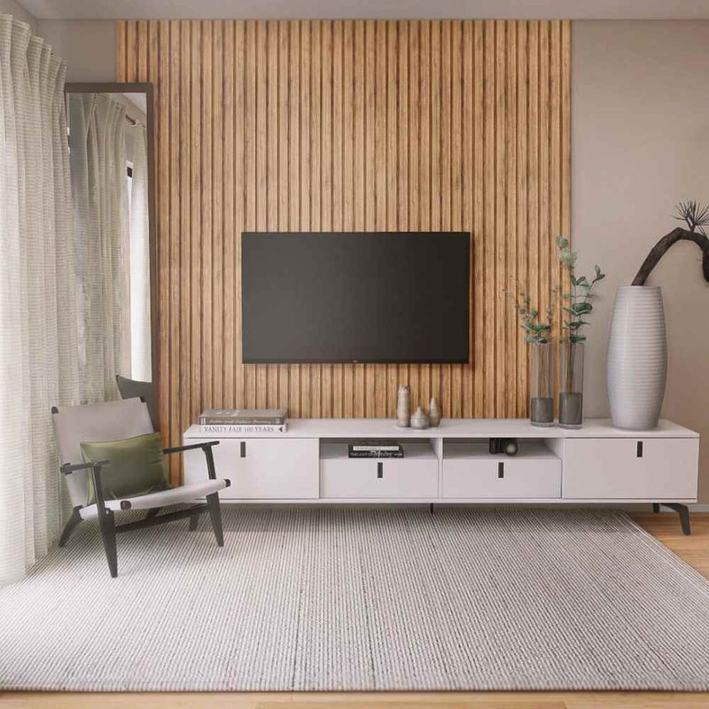 Perfil para Painel Ripado Inferior Poliestireno Cedro 4,2x285cm