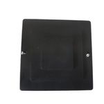 Caixa de Passagem de Embutir 15x15x8,1cm Preta TAF