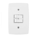 Conjunto 2 Interruptores Simples 6A/250V 4x2 Branco Finesse