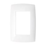 Placa 3 Postos 4x2 com Suporte Branca Home