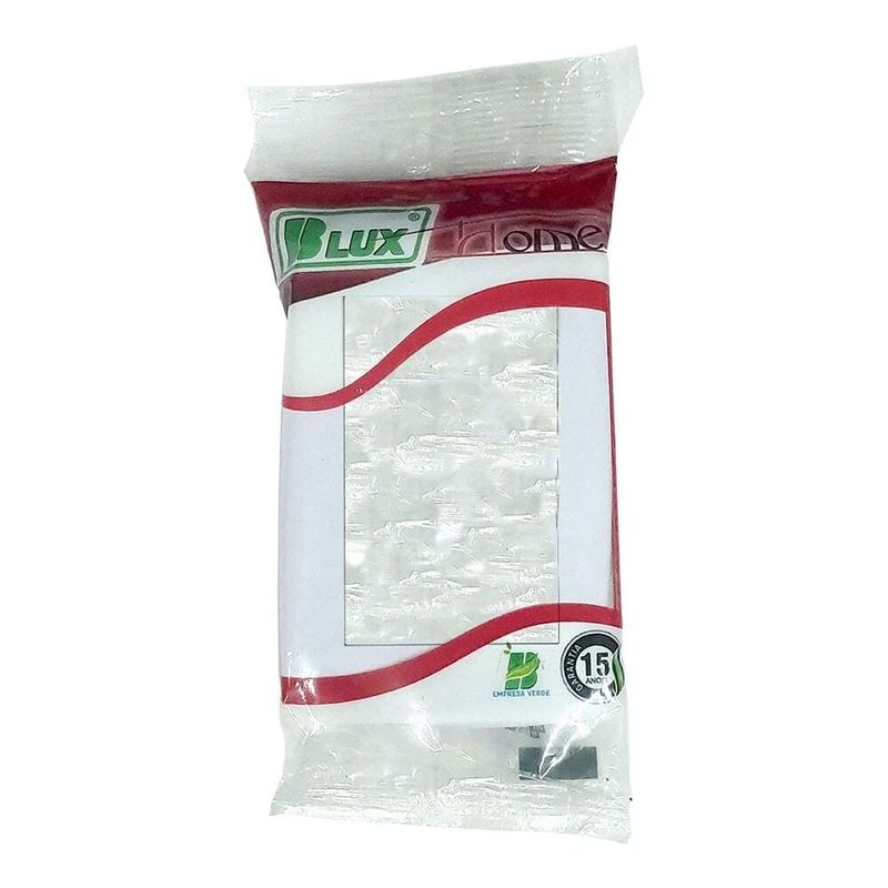 Placa 3 Postos 4x2 com Suporte Branca Home