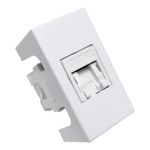 Módulo Tomada Informática RJ45 CAT5E Branco Home