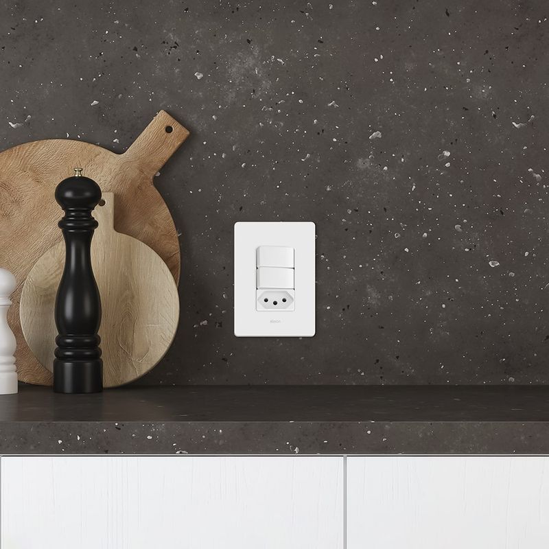 Módulo Saída de Fio com 1 Peça Branco Simon 19/20