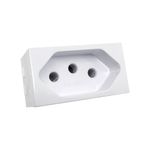 Módulo Tomada 2P+T 10A/250V Branco Home