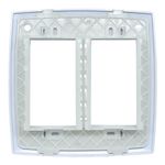 Placa 4 Postos 4x4 com Suporte Branca Home