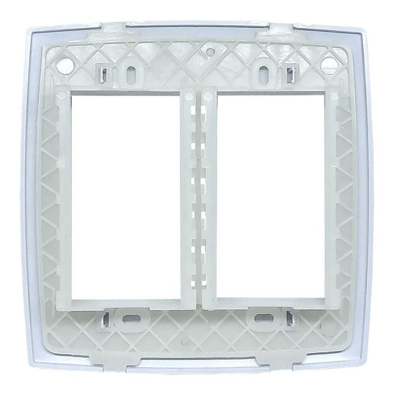 Placa 4 Postos 4x4 com Suporte Branca Home