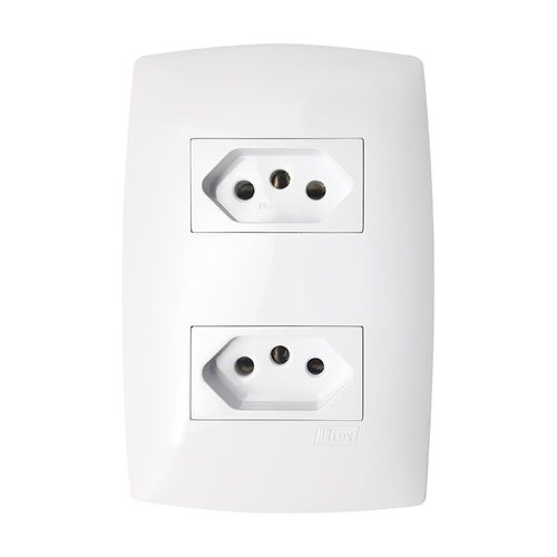 Conjunto 2 Tomadas 2P+T 20A 4x2 Home B.Lux