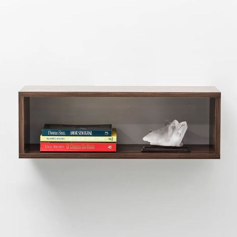 Nicho Retangular Simples MDP Nogueira 60x20cm