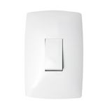 Conjunto Interruptor Simples 10A/250V 4x2 Branco Home