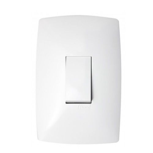 Conjunto Interruptor Simples 10A/250V 4x2 Branco Home