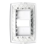 Placa 1 Posto 4x2 com Suporte Branca Home