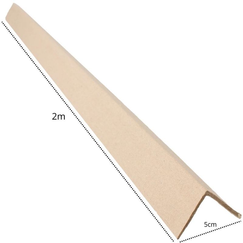 Cantoneira de Papelão Kraft para Proteção 5cmx2m