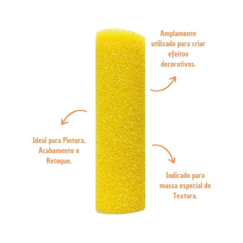 Rolo de Textura Baixa sem Suporte 1723 23cm Compel