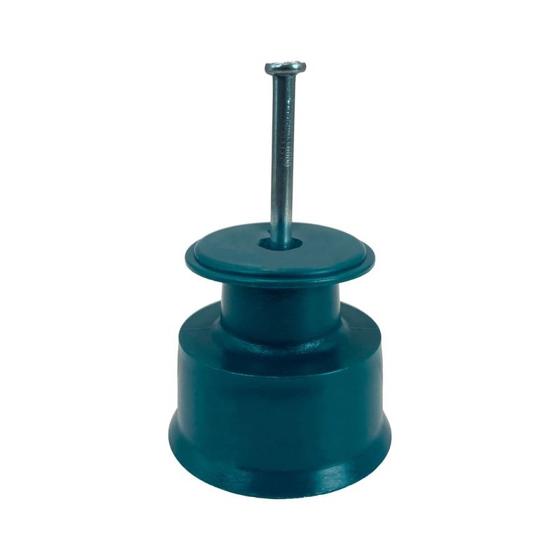 Roldana Plástica com Prego de Aço 36x36mm Sforplast 5 Peças