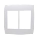 Placa 6 Postos 4x4 com Suporte Branca Home