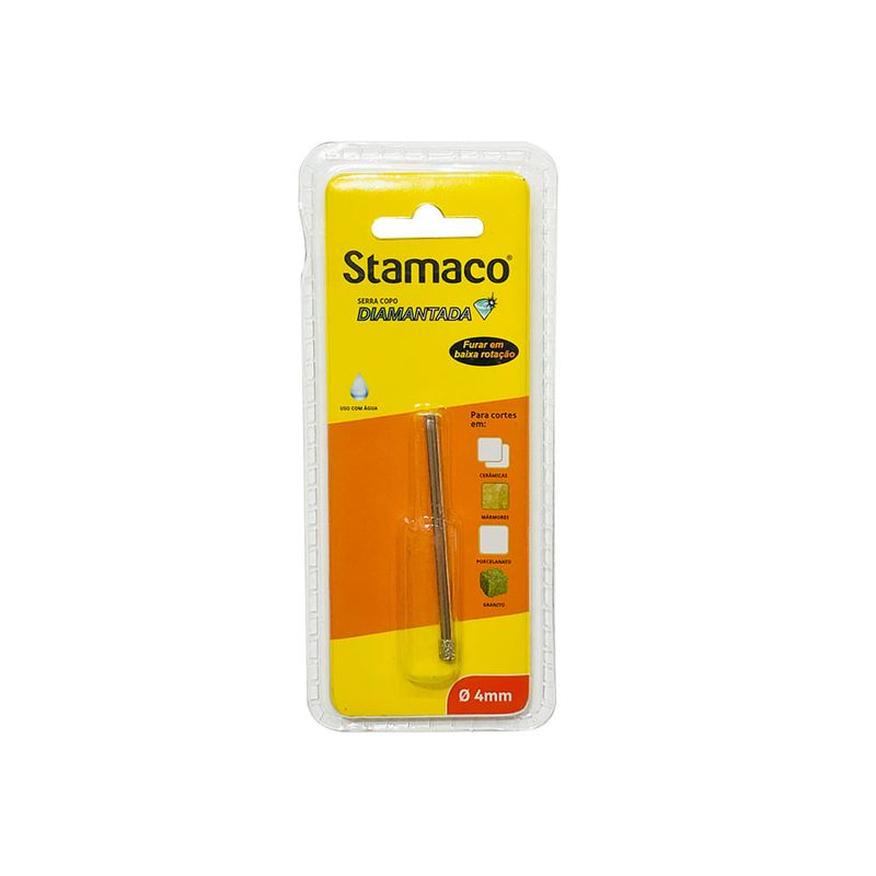 Serra Copo Diamantada 4mm p/ Porcelanato Stamaco