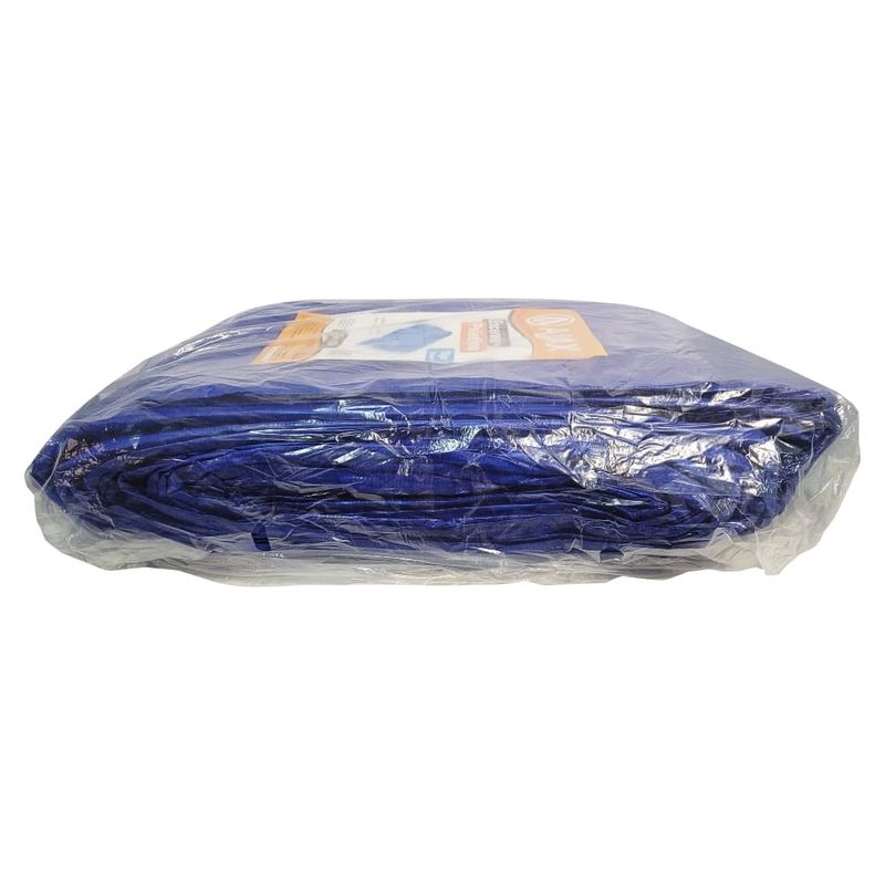 Lona Plástica de Polietileno 100gr 150 Micras 12x10m 120m² Azul