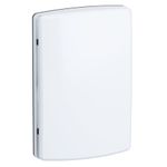 Placa 3 Postos 4x2 sem Suporte IP54 para Áreas Externas Branca Composé