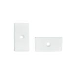 Sapata Lateral 16mm Branca 20 Peças