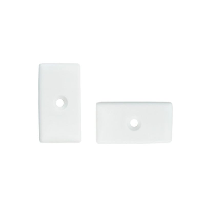 Sapata Lateral 16mm Branca 20 Peças